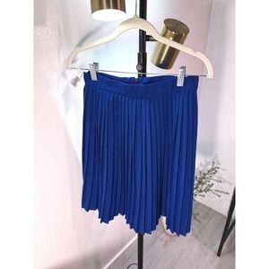 American Apparel collectors NWT royal blue miniskirt pleated iconic deadstock Xs